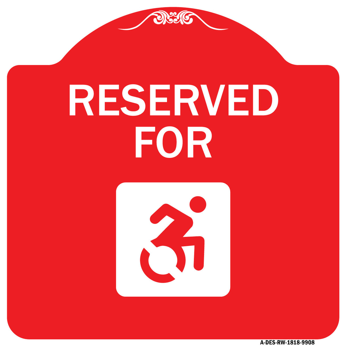 Reserved For (With Accessible Symbol)