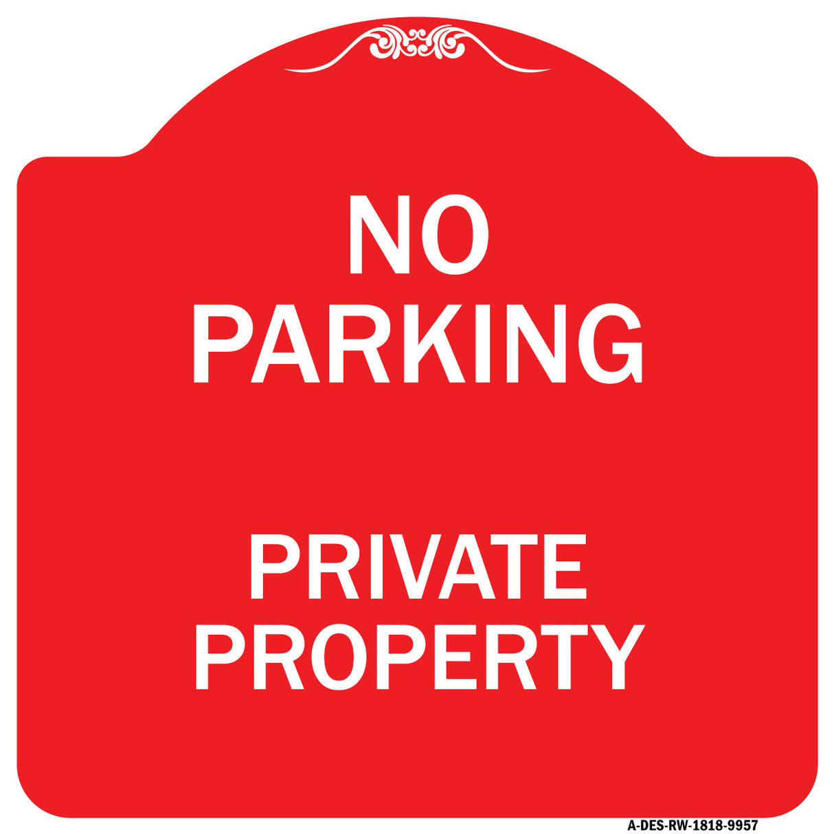 No Parking Private Property