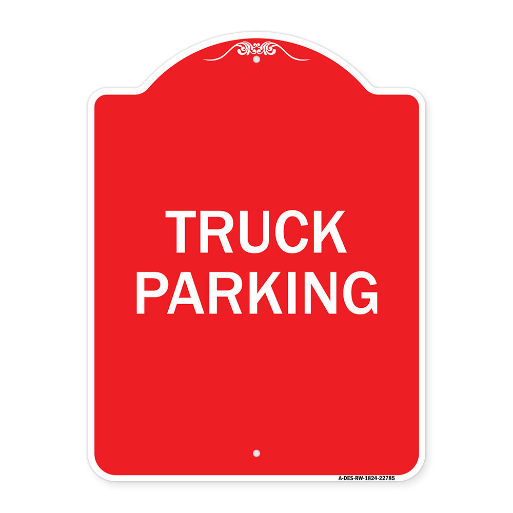 Truck Sign Truck Parking