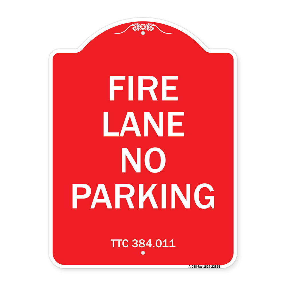 Texas Fire Lane No Parking