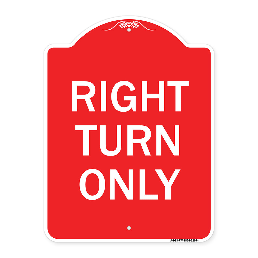 Right Turn Only