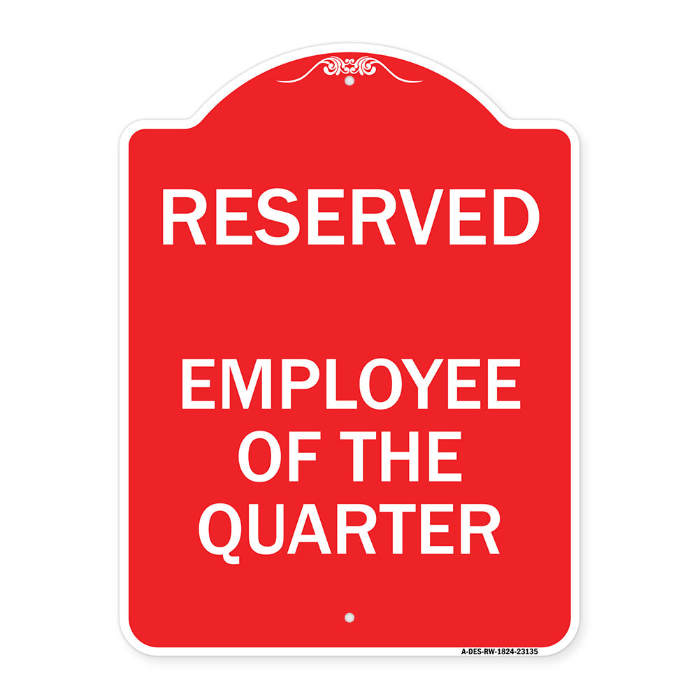 Reserved Parking Employee of the Quarter