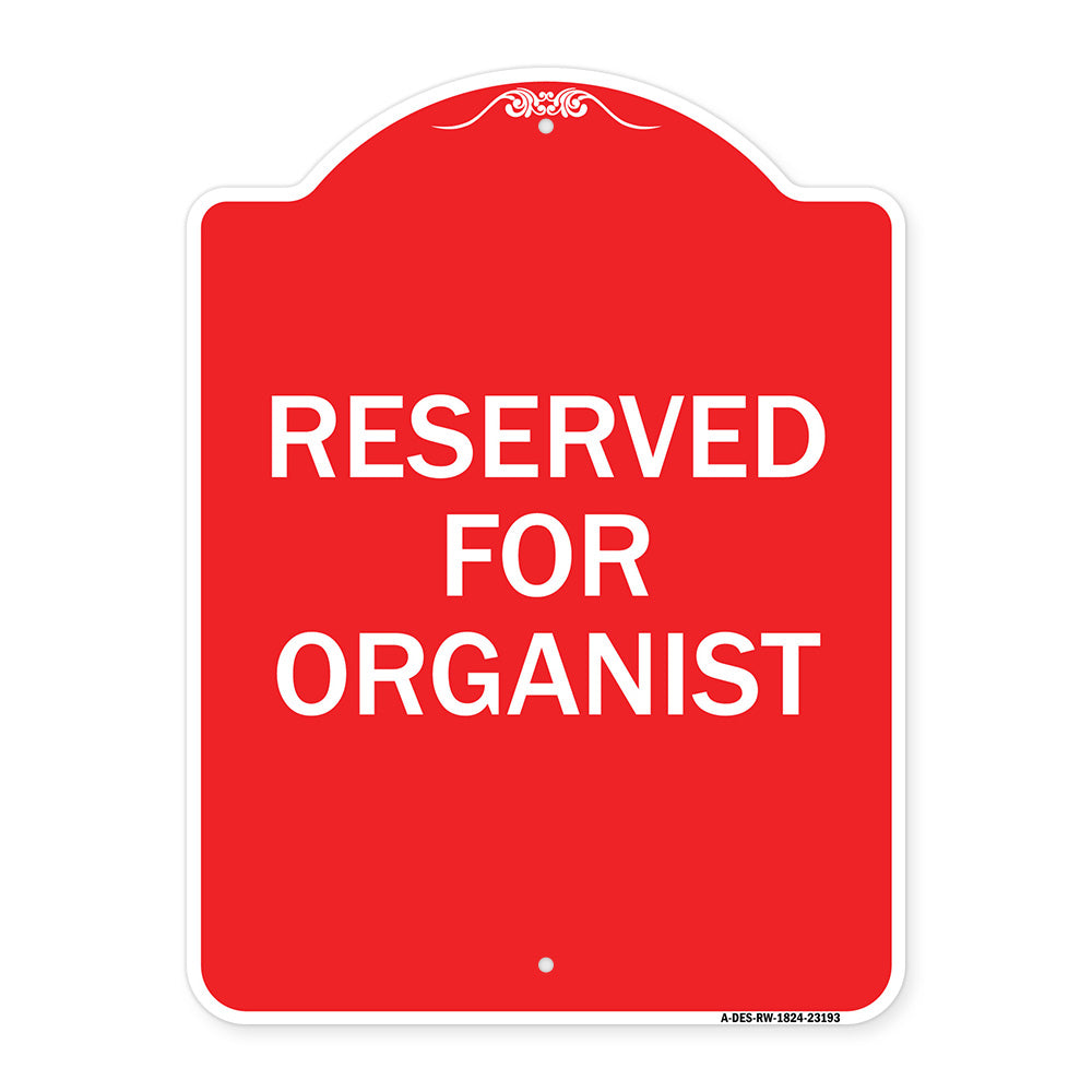 Reserved for Organist