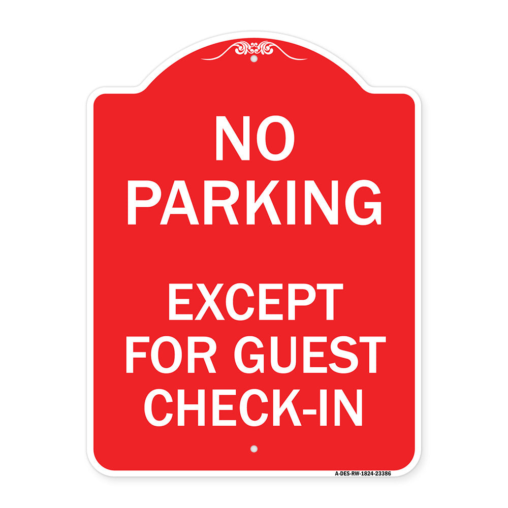 Parking Reserved for Guests Only