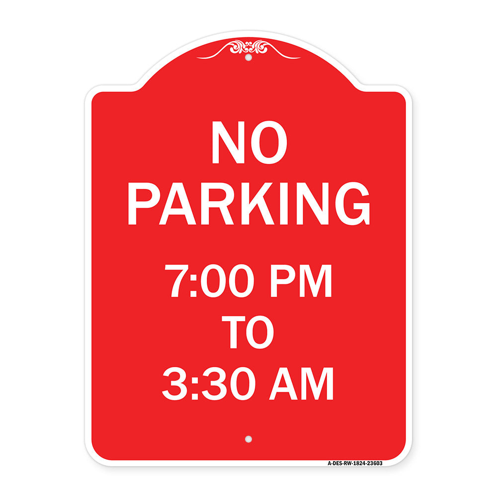 No Parking 7-00 Am to 3-30 Pm