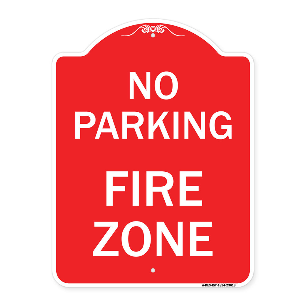 No Parking Fire Zone