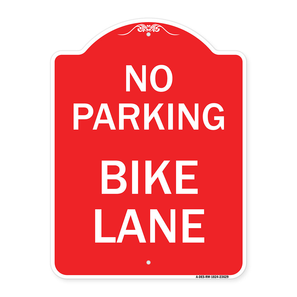 No Parking Bike Lane