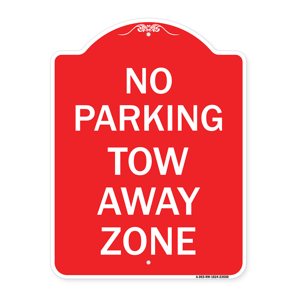 No Parking Tow Away Zone
