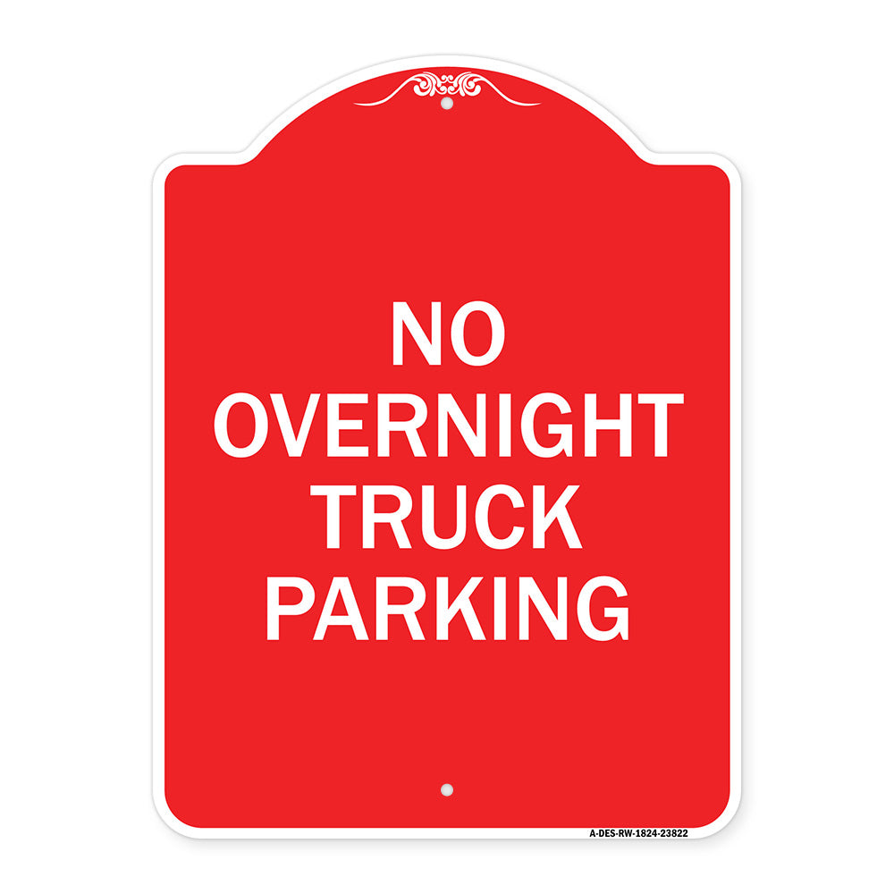 No Overnight Truck Parking
