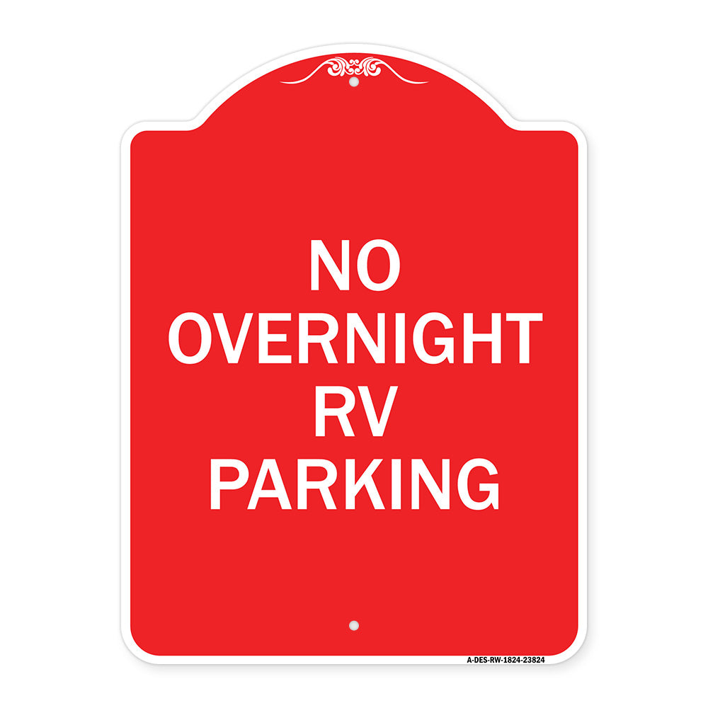 No Overnight RV Parking