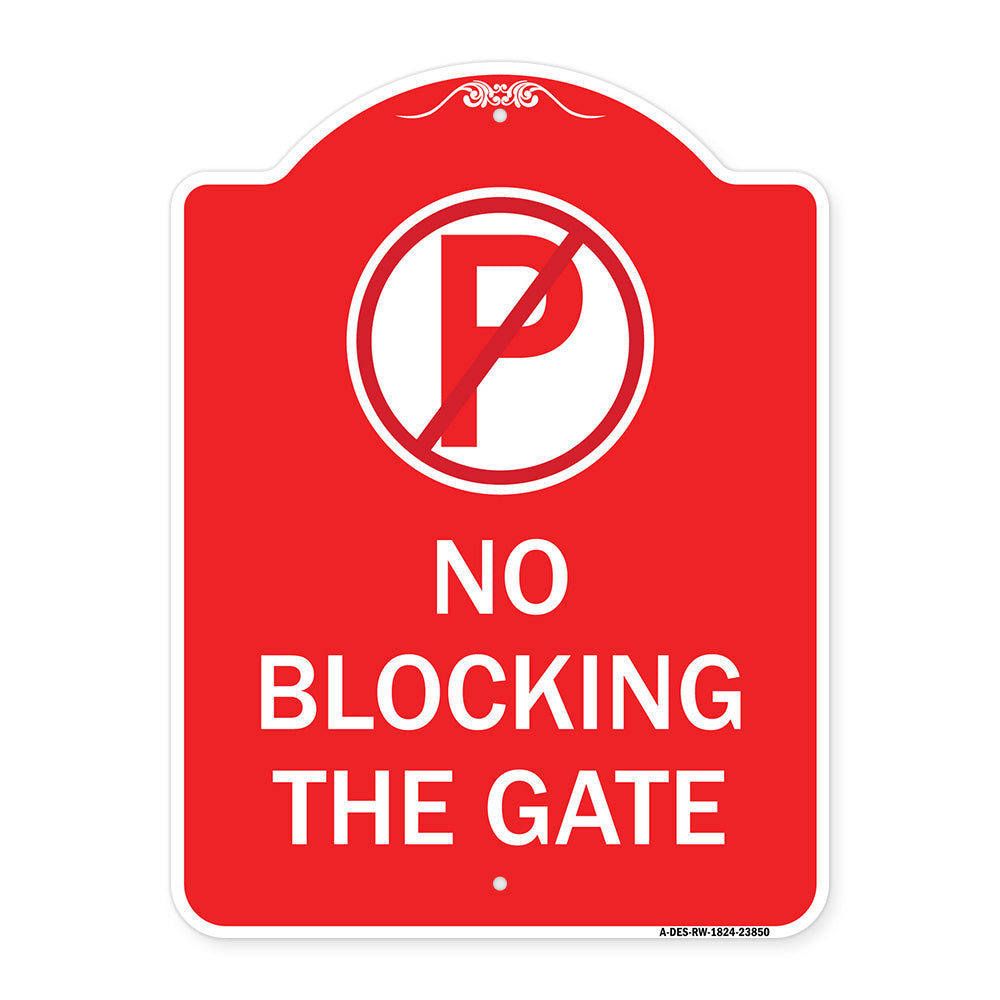 No Blocking the Gate with Graphic