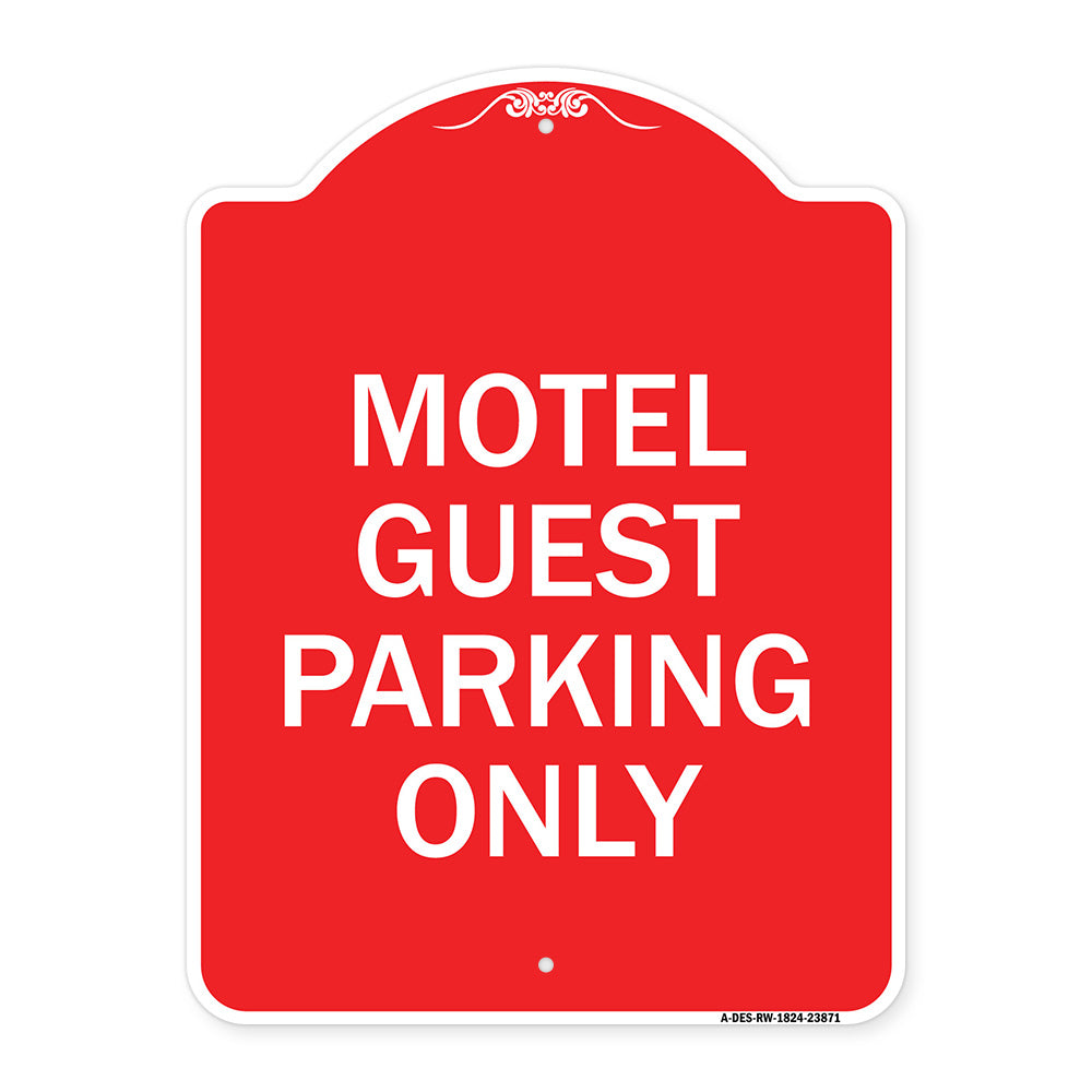 Motel Guest Parking Only