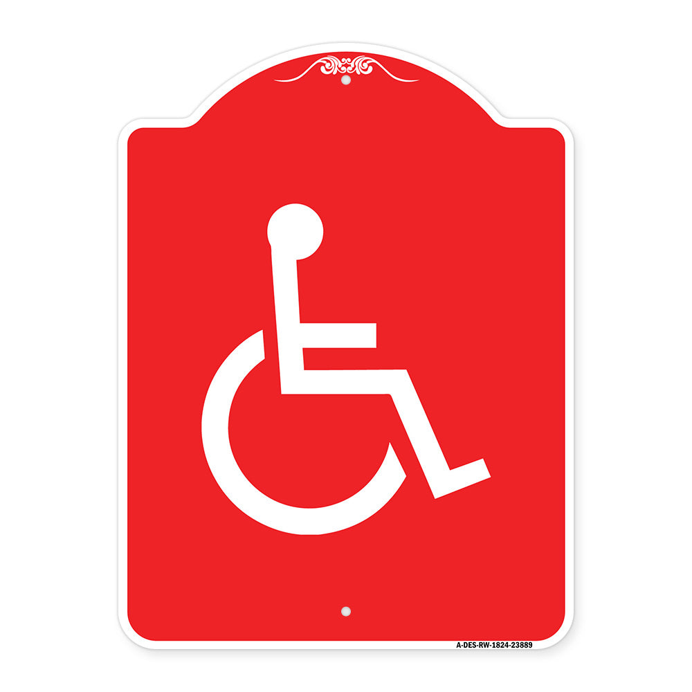 Large Handicapped Symbol