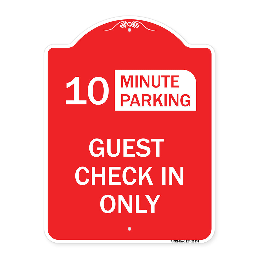 Guest Check in Only (Choose Your Limit) Minute Parking