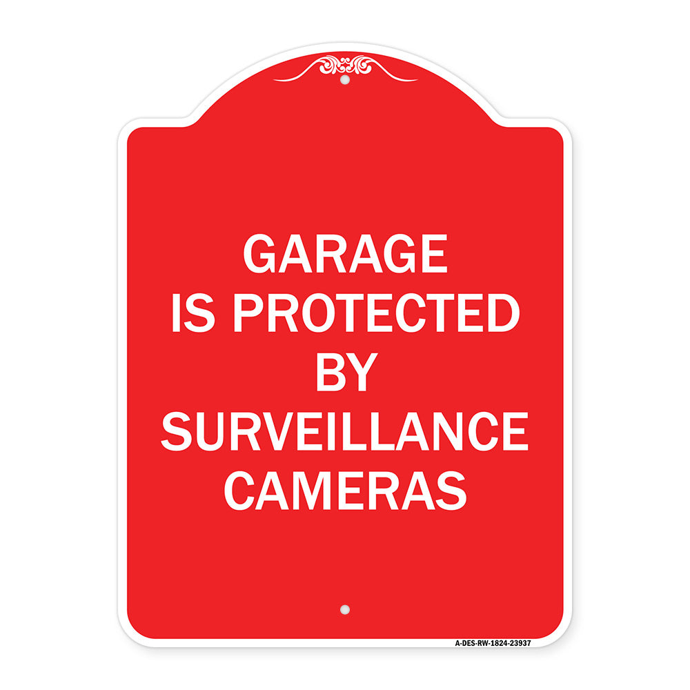 Garage Is Protected by Surveillance Cameras