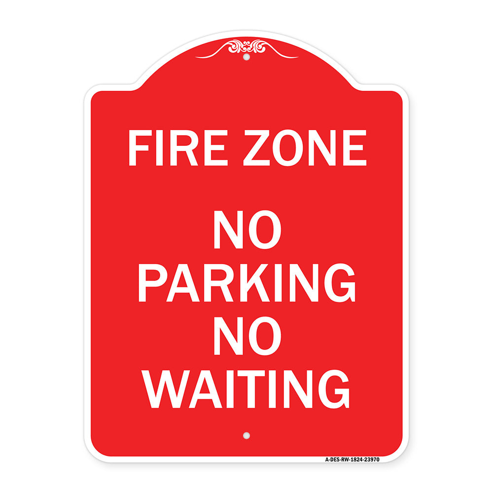 Fire Zone No Parking No Waiting