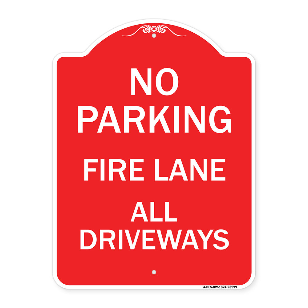 Fire Lane All Driveways
