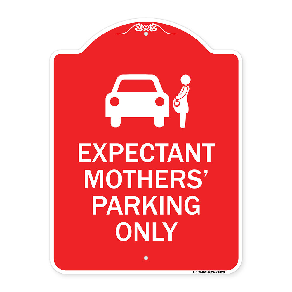 Expectant Mothers' Parking Only (With Graphic)