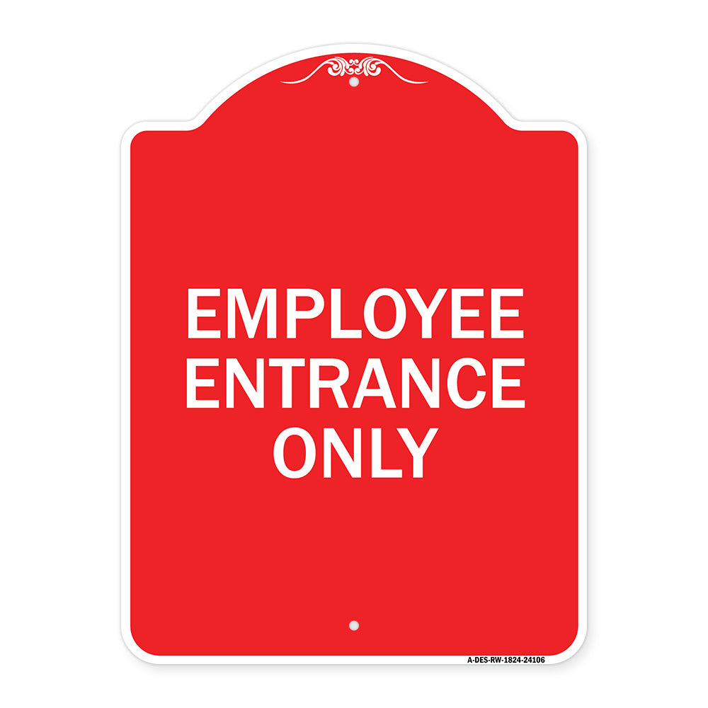 Employee Entrance Only
