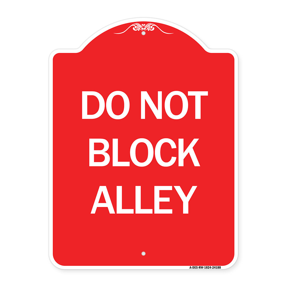 Do Not Block Alley