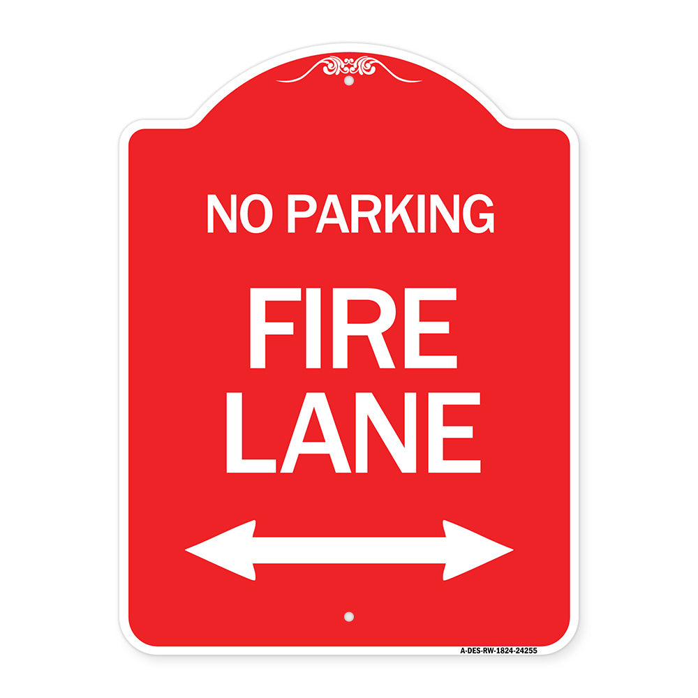 Colorado Fire Lane (With Bidirectional Arrow)
