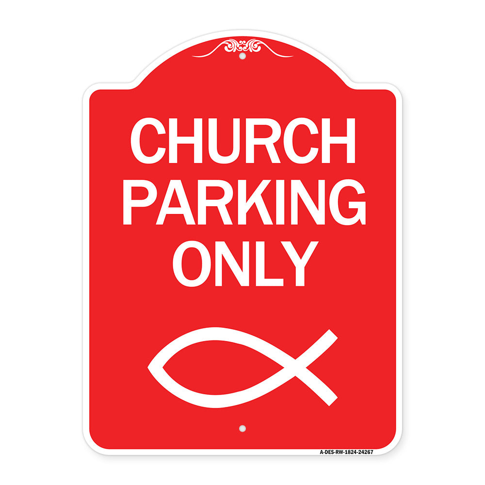 Church Parking Only (Symbol)