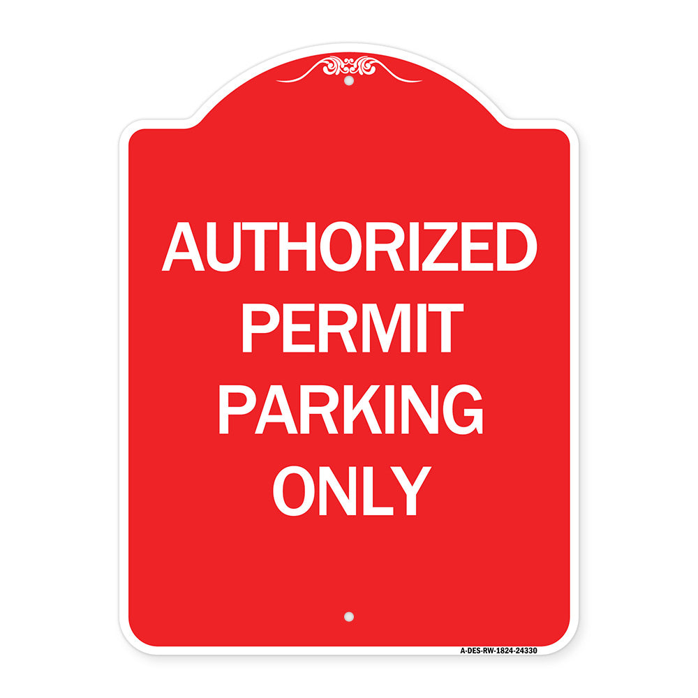 Authorized Permit Parking Only