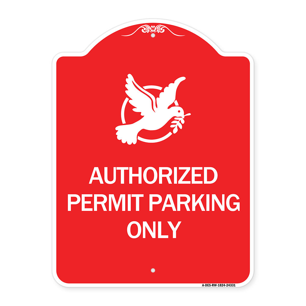 Authorized Church Parking Only (With Graphic)