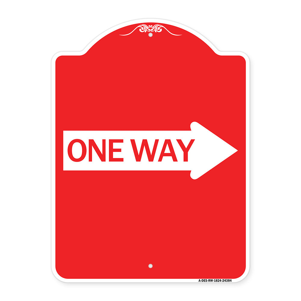 One Way (With Right Arrow)