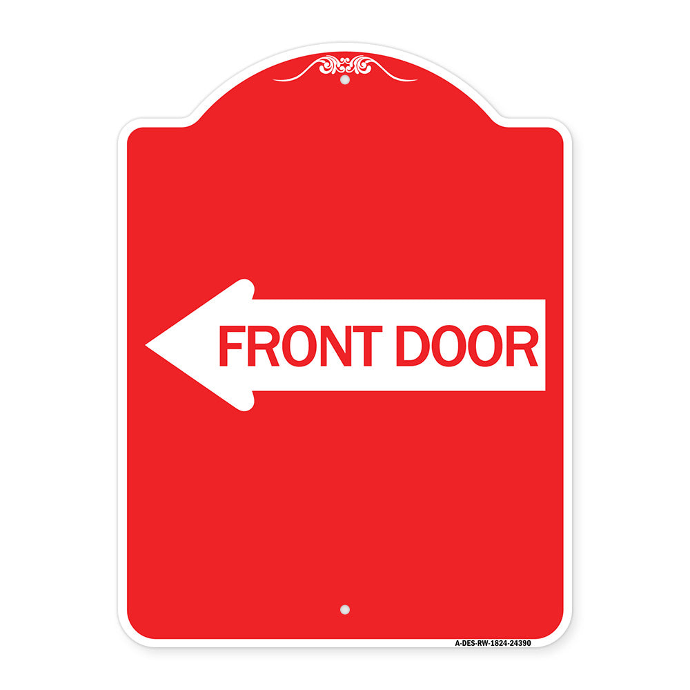 Front Door (With Left Arrow)