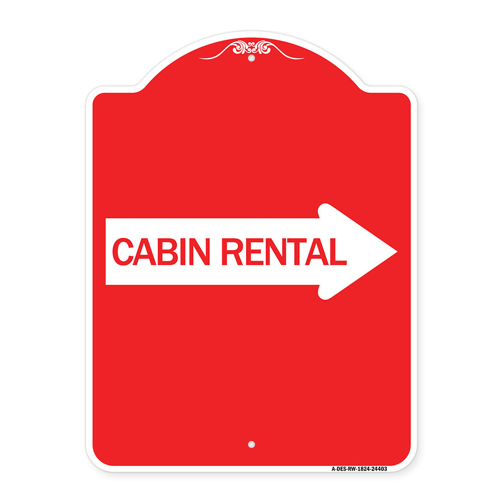 Cabin Rental (With Right Arrow)