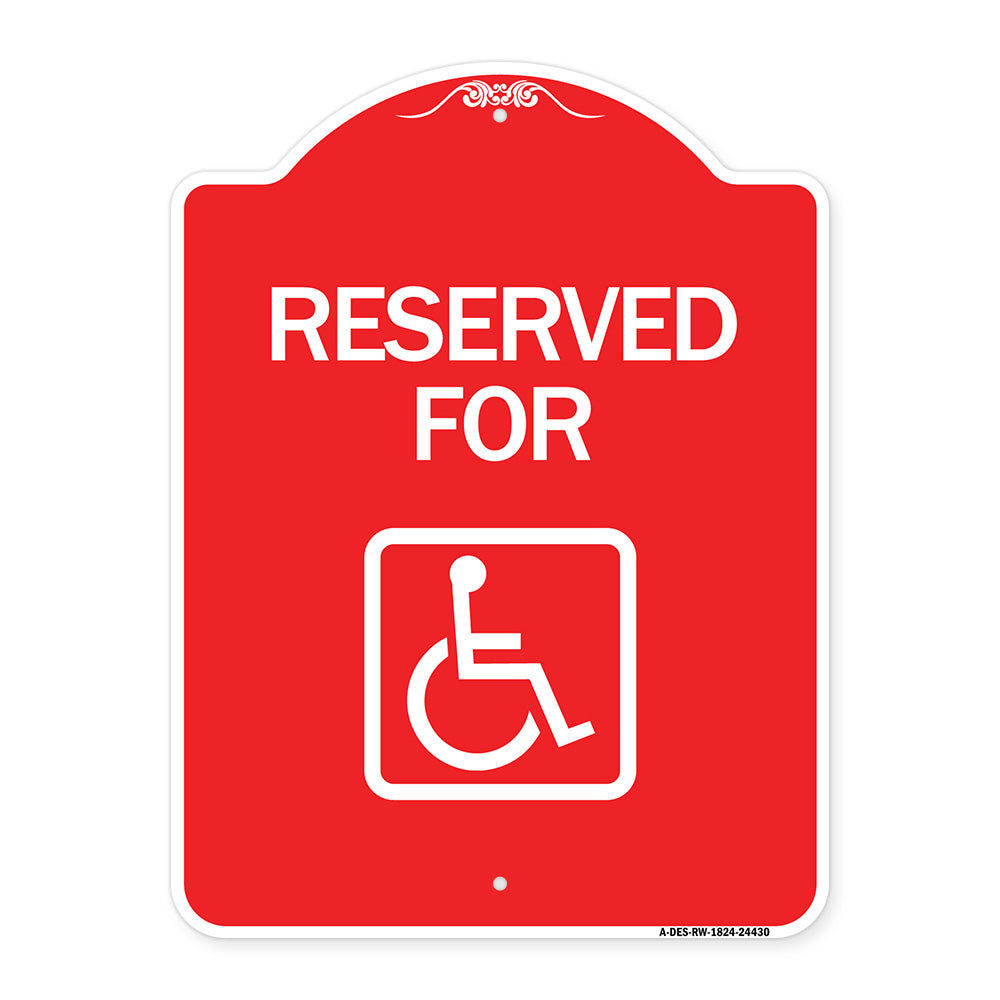 Reserved for (With Accessible Symbol)