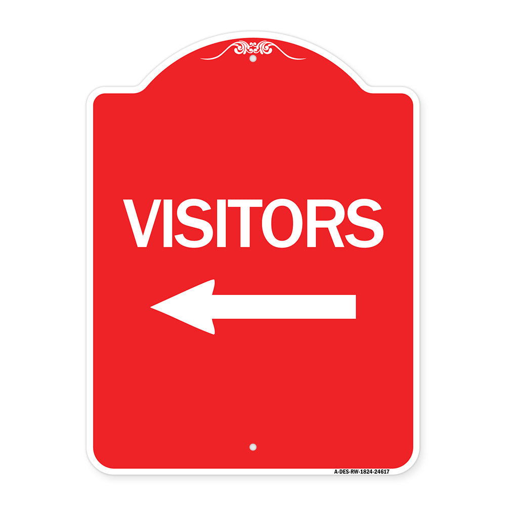Visitors with Left Arrow