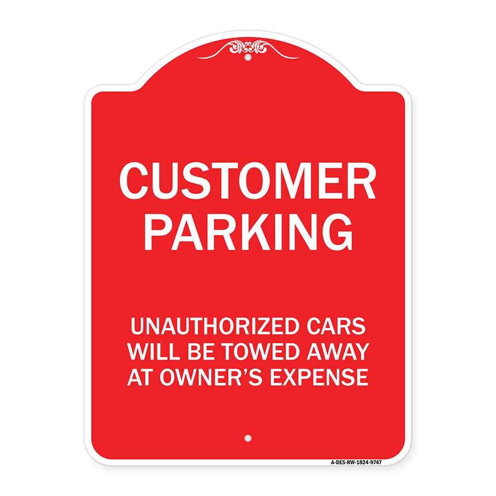 Unauthorized Cars Will Be Towed Away At Owner's Expense