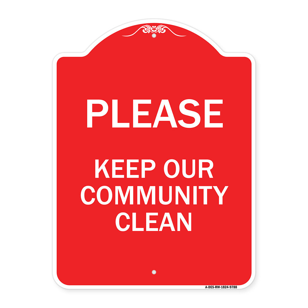 Please Keep Our Community Clean
