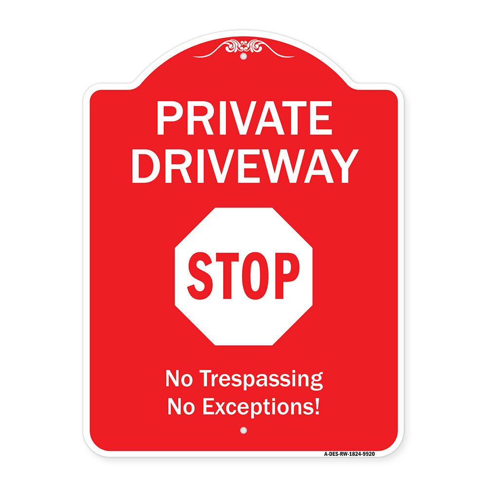 Private Driveway, Stop