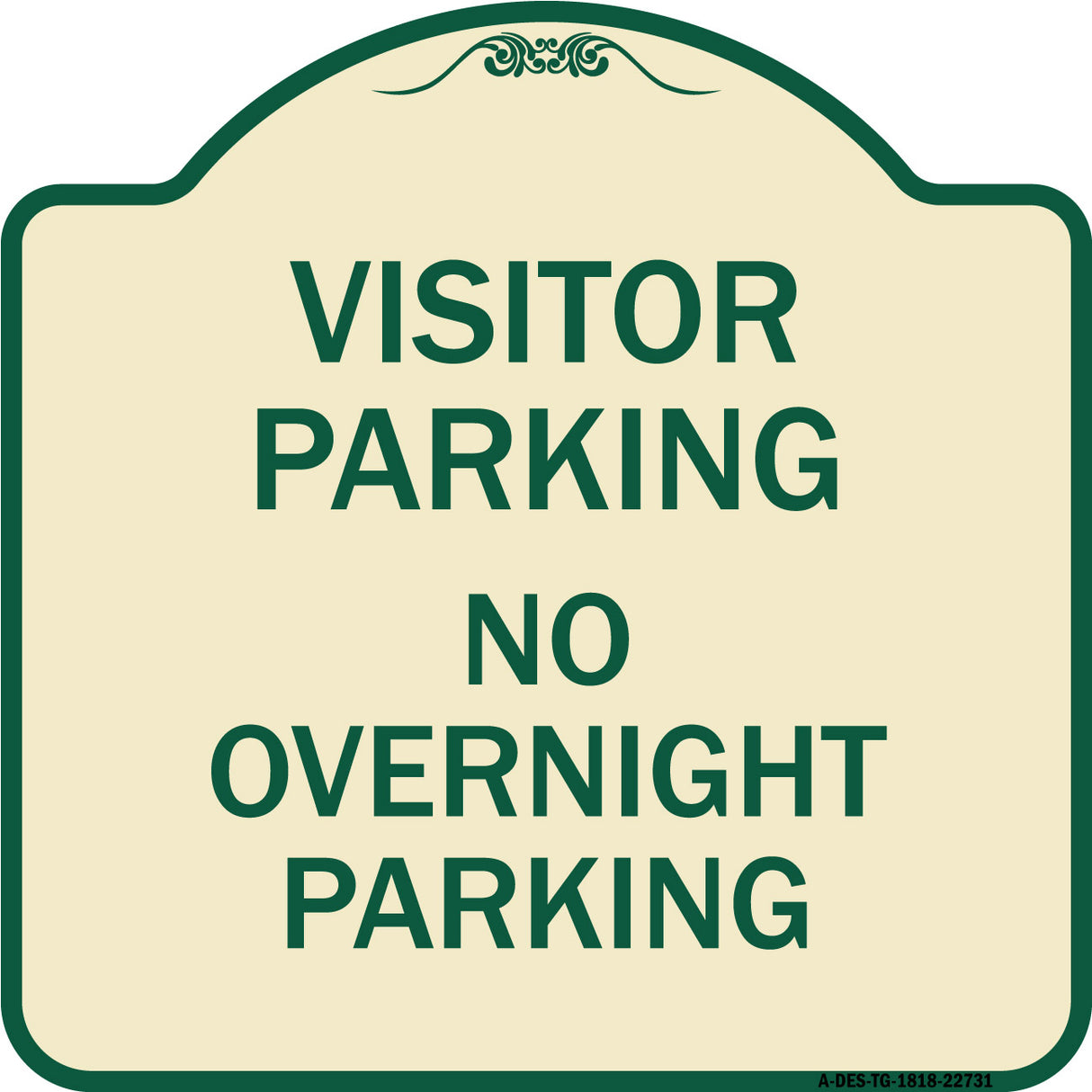 Visitor Parking No Overnight Parking