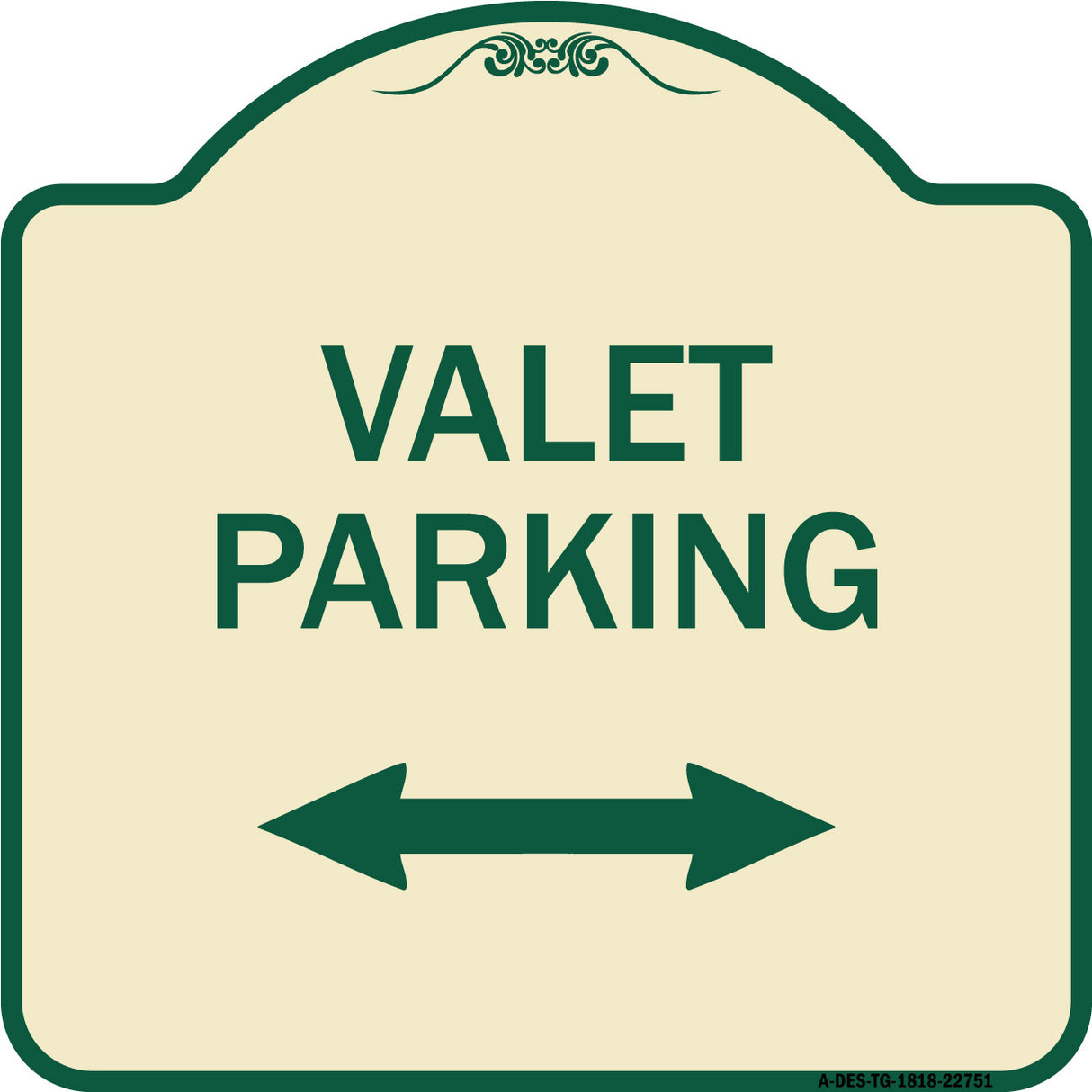 Valet Parking with Bidirectional Arrow