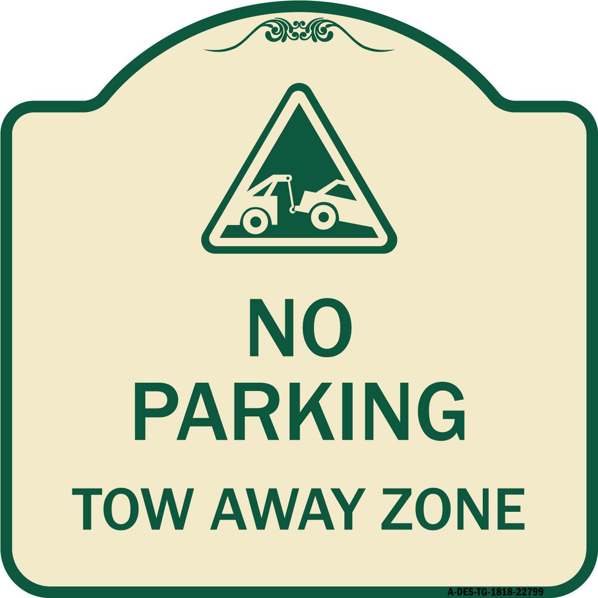 Tow Away Zone with Graphic