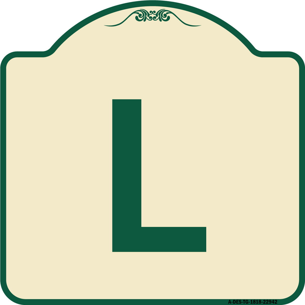 Sign with Letter L