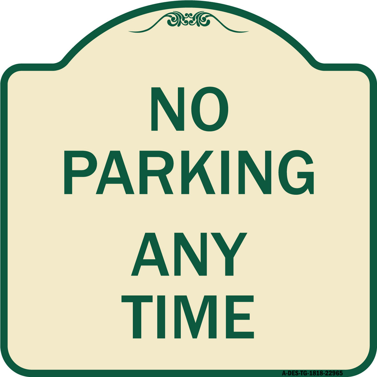 No Parking Anytime
