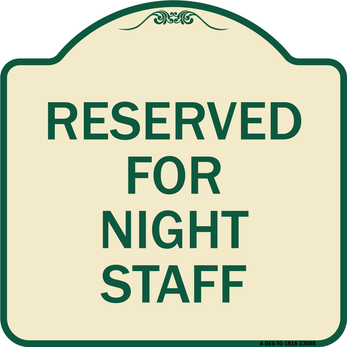 Reserved Parking for Night Staff