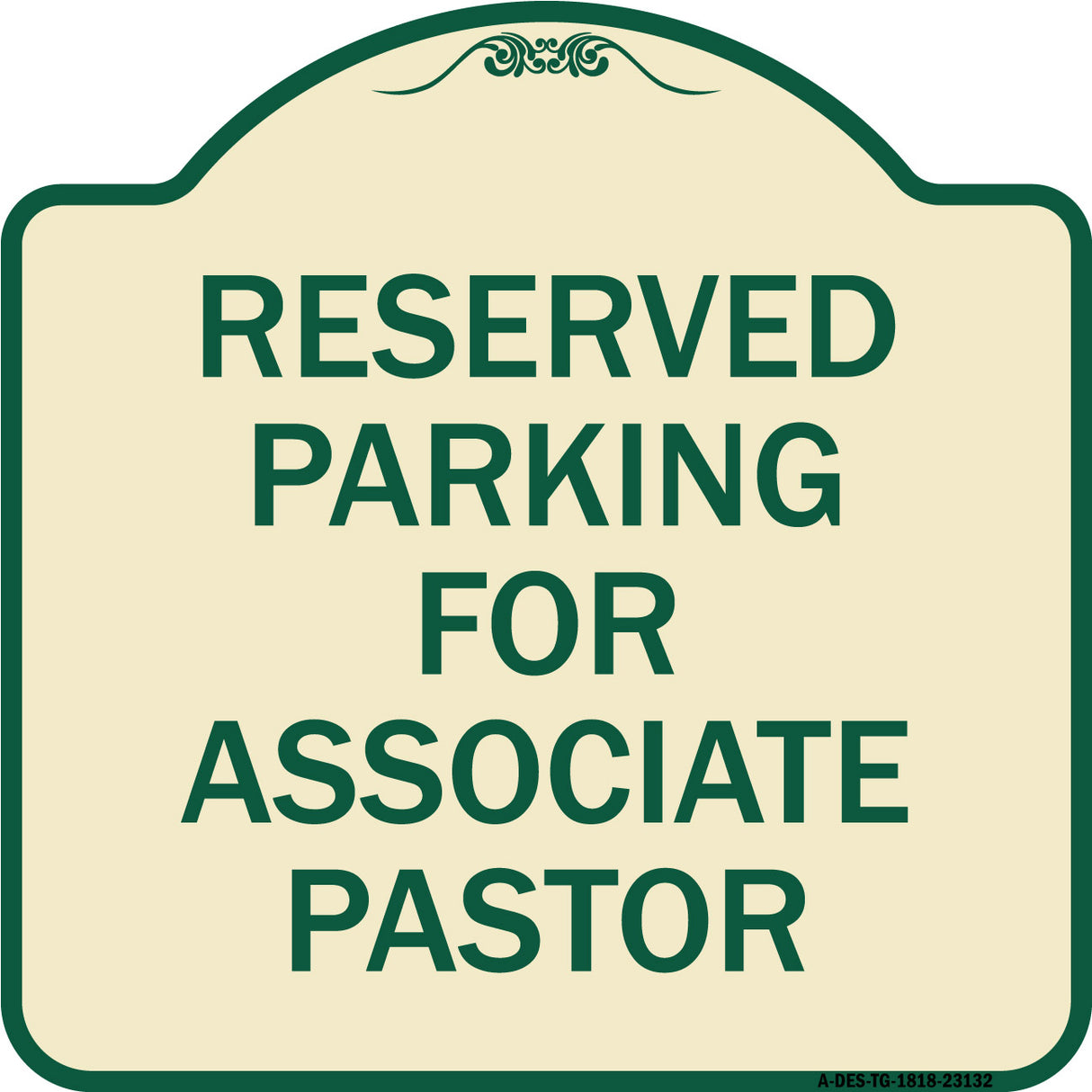 Reserved Parking for Associate Pastor