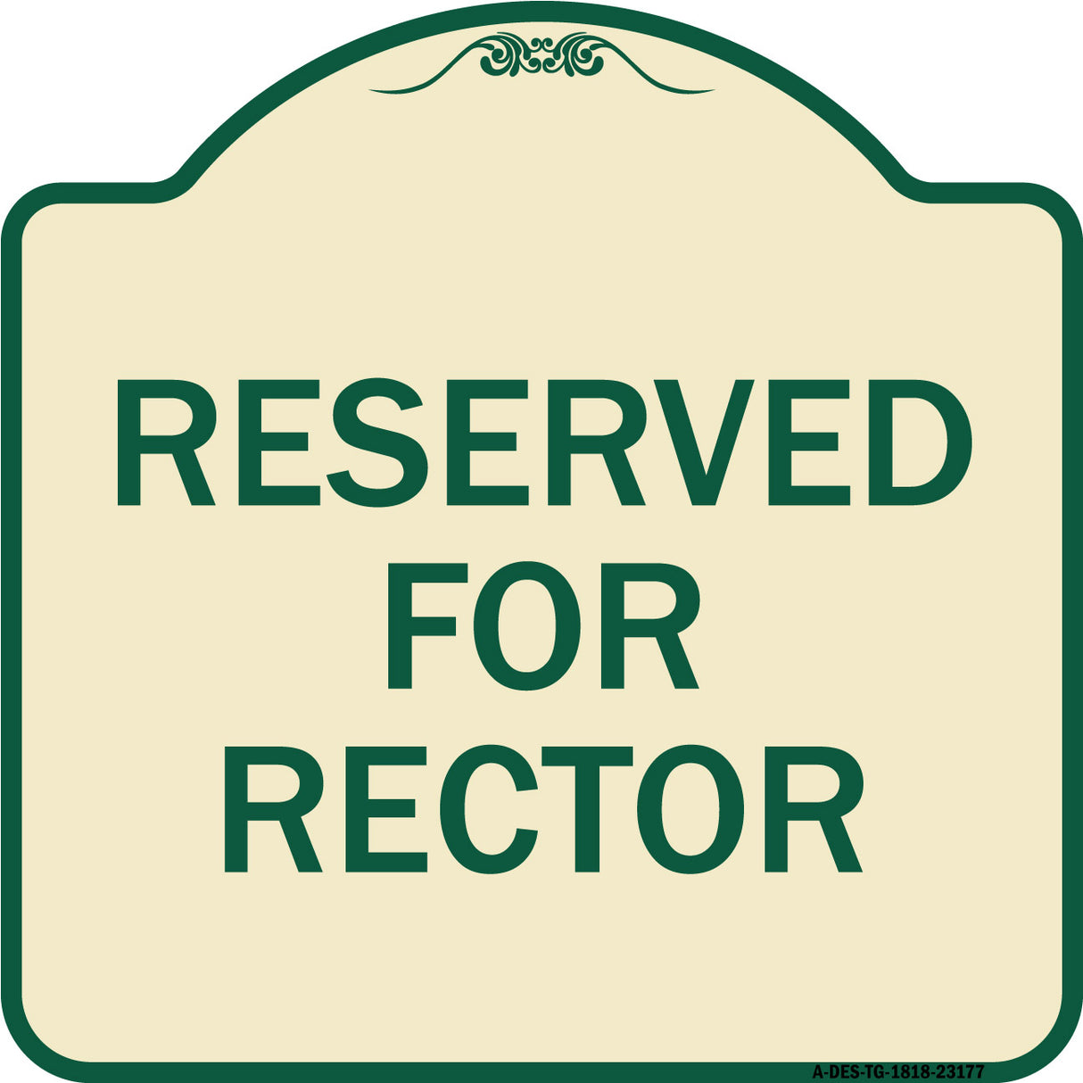 Reserved for Rector