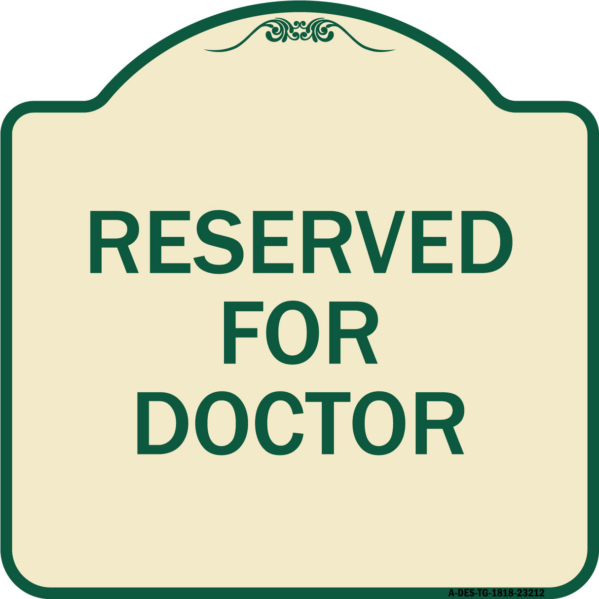 Reserved for Doctor