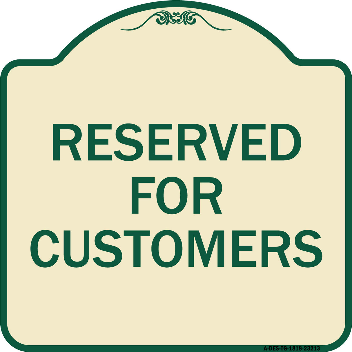 Reserved for Customers