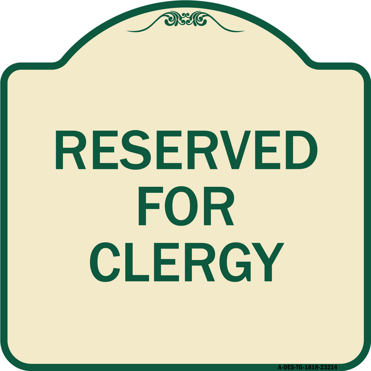 Reserved for Clergy