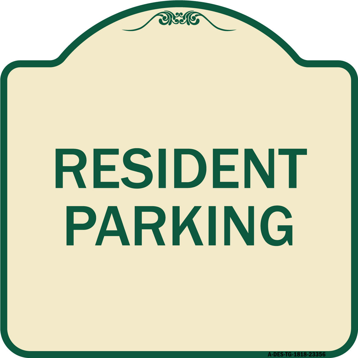 Parking Sign Resident Parking