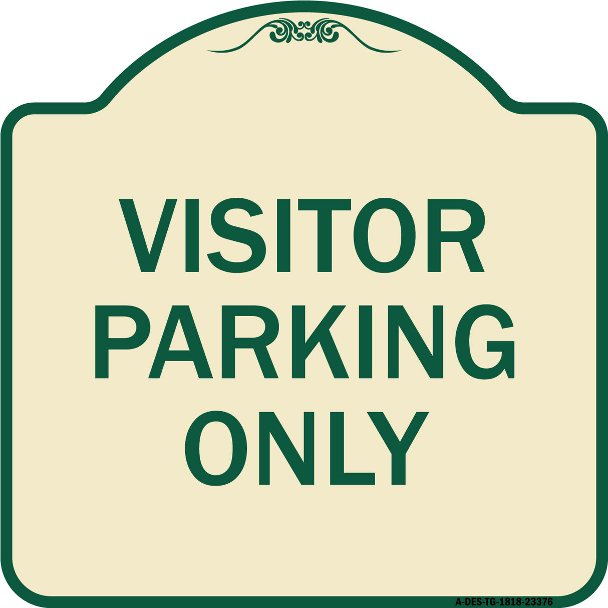 Parking Reserved Sign Visitor Parking Only