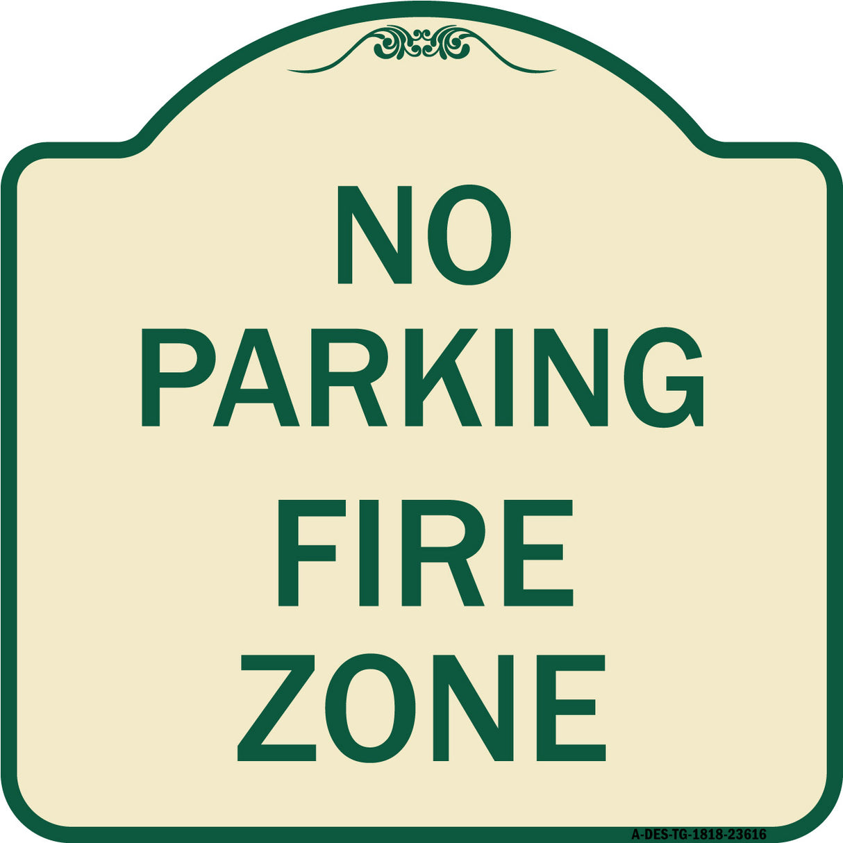 No Parking Fire Zone